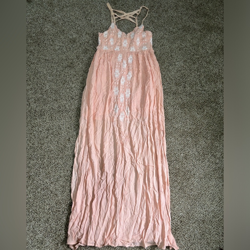 Peach sundress